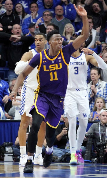 Tip-in at buzzer lifts No. 19 LSU past No. 5 Kentucky